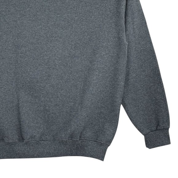 Athletic Works Men's Fleece Dark Gray Sweatshirt M (38-40) Moisture Wicking NWT - Picture 6 of 10